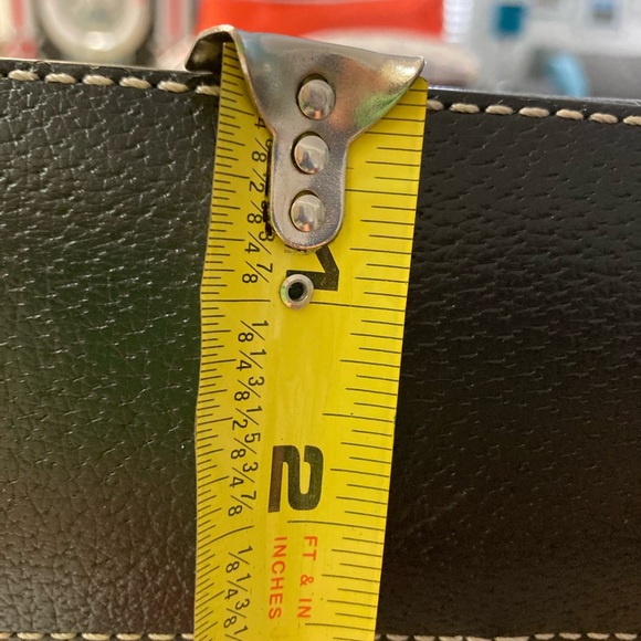 Kate Spade Creme & Black Crossbody. EUC. Measurements in pictures. - Picture 4 of 4